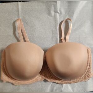 Elegant Tan Lace Bra